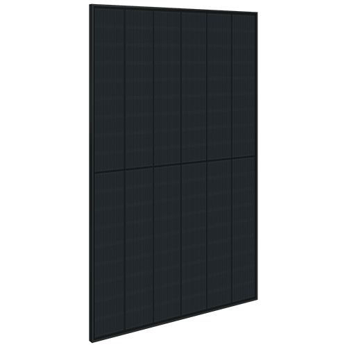 schwarzes Photovoltaikmodul